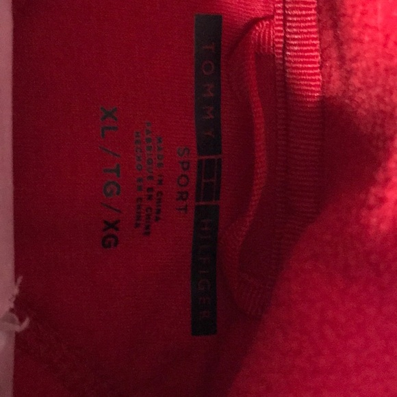 red Tommy Hilfiger turtle neck - Picture 3 of 4